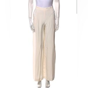 Emilio Pucci Cream Wide Leg Pants